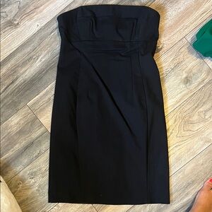 Express Classic Black Strapless Dress